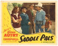 1s790 SADDLE PALS LC #6 '47 Gene Autry, Lynne Roberts, Sterling Holloway!