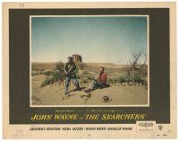 1s803 SEARCHERS LC #7 '56 John Wayne & Jeffrey Hunter in Monument Valley, directed by John Ford!