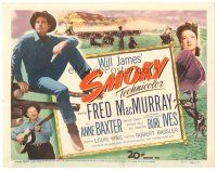 1s154 SMOKY TC '46 Fred MacMurray, Anne Baxter, first Burl Ives as The Singing Troubador!