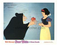 1s834 SNOW WHITE & THE SEVEN DWARFS LC R75 Disney classic, witch offers her the poisoned apple!!