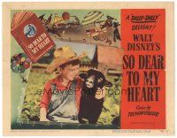 1s835 SO DEAR TO MY HEART LC #4 '49 Walt Disney, c/u of Bobby Driscoll & lamb!