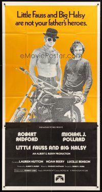 1t689 LITTLE FAUSS & BIG HALSY int'l 3sh '70 barechested Robert Redford & Michael J. Pollard!