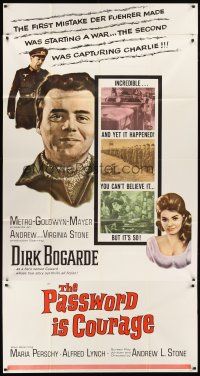 1t740 PASSWORD IS COURAGE 3sh '63 Dirk Bogarde in an English version of The Great Escape!