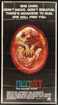 1t756 PROPHECY int'l 3sh '79 John Frankenheimer, art of monster in embryo by Paul Lehr!