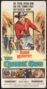 1t757 QUICK GUN 3sh '64 cowboy Audie Murphy took dead aim on the town that betrayed him!