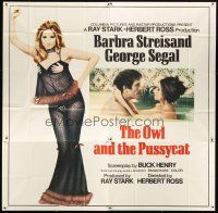 1t486 OWL & THE PUSSYCAT int'l 6sh '70 sexiest Barbra Streisand, no longer a story for children!