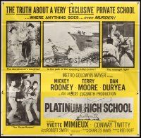 1t489 PLATINUM HIGH SCHOOL 6sh '60 the inside story of a school where money can buy murder!