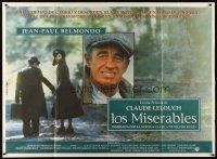 1t282 LES MISERABLES Argentinean 43x58 '95 Jean-Paul Belmondo, Annie Girardot