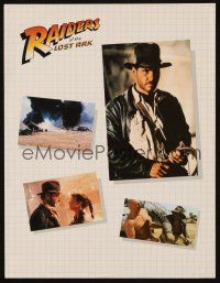 1x350 RAIDERS OF THE LOST ARK 2-sided magazine page '90s images of Harrison Ford, Karen Allen!