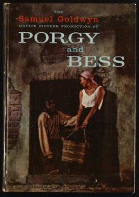 1x429 PORGY & BESS hardcover program book '59 art of Poitier, Dorothy Dandridge & Sammy Davis Jr.!