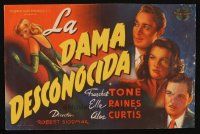 1x547 PHANTOM LADY Spanish herald '45 Franchot Tone, Ella Raines, Cornell Woolrich, different!