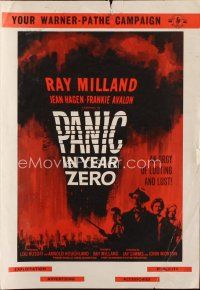 1x273 PANIC IN YEAR ZERO English pressbook '62 Ray Milland, Jean Hagen, Frankie Avalon