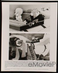 1x933 RESCUERS presskit w/ 3 stills R89 Disney adventure cartoon from depths of Devil's Bayou!