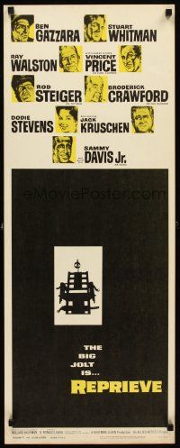 1z239 CONVICTS 4 insert '62 Sammy Davis Jr, Vincent Price, Ben Gazzara, Reprieve!