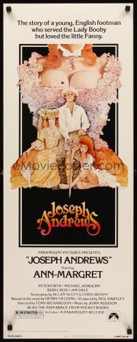 2y479 JOSEPH ANDREWS insert '77 artwork of sexy Ann-Margret & Peter Firth by Ted CoConis!