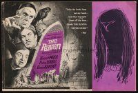 4e424 RAVEN pressbook '63 art of Boris Karloff, Vincent Price & Peter Lorre by Reynold Brown!