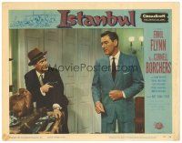 4d525 ISTANBUL LC #2 '57 Errol Flynn & Cornell Borchers in Turkey's city of a thousand secrets!