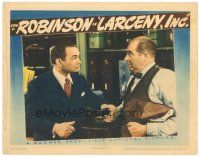 4d567 LARCENY INC. LC '42 Edward G. Robinson stops Edward Brophy from pointing his revolver!