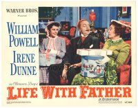 4d579 LIFE WITH FATHER LC #4 '47 William Powell laughing between Elizabeth Taylor & Zasu Pitts!