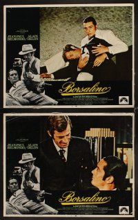 4h103 BORSALINO 8 LCs '70 Jean-Paul Belmondo & Alain Delon, directed by Jacques Deray!