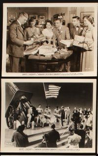 5g379 YANKEE DOODLE DANDY 7 8x10 stills '42 James Cagney as George M. Cohan, Joan Leslie