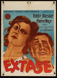 5k401 ECSTASY pre-war Belgian '33 art of sexy Hedy Lamarr billed under her real name Kiesler!