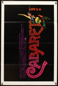 5k082 CABARET 1sh '72 singing & dancing Liza Minnelli in Nazi Germany, directed by Bob Fosse!