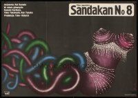 5k464 SANDAKAN 8 Polish 23x33 '76 Sandakan hachibanshokan bohkyo, strange Socha artwork!