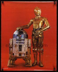 5k253 EMPIRE STRIKES BACK set of 2 special 19x23s '80 Lucas' sci-fi classic, droids, Fisher & Ford!