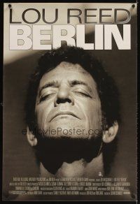 5w127 BERLIN 1sh '07 Julian Schnabel directed, Lou Reed live concert performance!