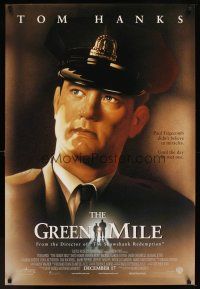 5w366 GREEN MILE int'l advance DS 1sh '99 Tom Hanks, Michael Clarke Duncan, Stephen King fantasy!