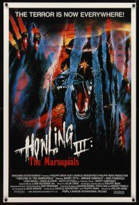 5w402 HOWLING III 1sh '87 Barry Otto, Imogen Annesley, image of Australian outback werewolf!