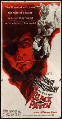 5s602 BLACK PATCH 3sh '57 they took George Montgomery's eye, his woman, and his name!