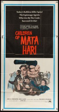 5s633 CHILDREN OF MATA HARI int'l 3sh '70 ruthless killer spies who live by the code succeed or die