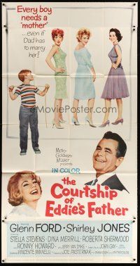 5s642 COURTSHIP OF EDDIE'S FATHER 3sh '63 Ron Howard helps Glenn Ford choose his new mother!