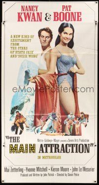 5s754 MAIN ATTRACTION 3sh '62 different full-length image of Pat Boone & sexy Nancy Kwan!
