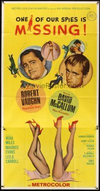 5s792 ONE OF OUR SPIES IS MISSING int'l 3sh '66 Robert Vaughn, David McCallum, The Man from UNCLE!