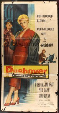 5s807 PUSHOVER 3sh '54 sexy hot-blooded blonde Kim Novak & cold-blooded guy Fred MacMurray!