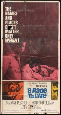 5s810 RAGE TO LIVE 3sh '65 Suzanne Pleshette, Bradford Dillman, from John O'Hara's novel!