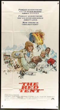 5s814 RED TENT 3sh '71 art of Sean Connery & Claudia Cardinale by Howard Terpning!