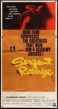 5s832 SERGEANT RUTLEDGE 3sh '60 John Ford surpasses the greatness than won him 4 Academy Awards!