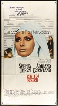 5s892 WHITE SISTER 3sh '72 sexy Sophia Loren, some women give themselves all there is to give!