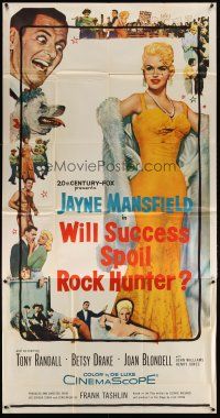 5s895 WILL SUCCESS SPOIL ROCK HUNTER 3sh '57 full-length super sexy Jayne Mansfield!
