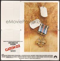 5s098 CATCH 22 int'l 6sh '70 directed by Mike Nichols, based on the novel by Joseph Heller!