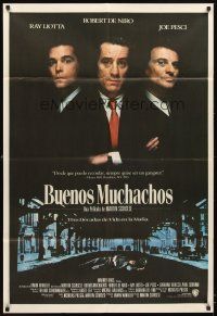 5s226 GOODFELLAS Argentinean '90 Robert De Niro, Joe Pesci, Ray Liotta, Martin Scorsese classic!