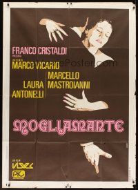 5s555 WIFEMISTRESS Italian 1p '78 Mogliamante, Laura Antonelli & Marcello Mastroianni, Casaro art!