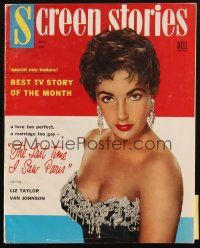 6b358 SCREEN STORIES magazine December 1954 sexy Elizabeth Taylor in The Last Time I Saw Paris!