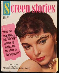 6b361 SCREEN STORIES magazine October 1955 Joan Collins in The Girl in the Red Velvet Swing!