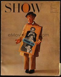 6b273 SHOW magazine November 1961 wonderful cover portrait with the Marx Brothers!