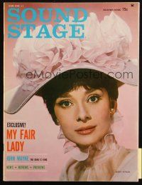 6b432 SOUND STAGE vol 1 no 1 magazine December 1964 Audrey Hepburn My Fair Lady exclusive!